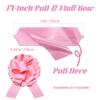 Tingheng 14" Large Pink Pull Bow, 1PC Glitter Big Gift Bow for Present Wrapping, Cars,Bike, Appliances, Table Centerpiece and Birthday Party Decor view 2