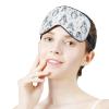 Soft Travel Eye Covers Little Penguin Watercolor White Sleep Shade Cover Blindfold Blackout Sleeping Mask with Adjustable Strap view 4