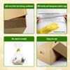 10PACK Empty Gift Basket Set, 11.8x9.8 Thick Kraft Market Tray Gift Basket view 3