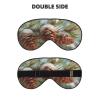 Pine Cones On Evergreen Tree Sleep Mask Eye Mask with Adjustable Strap, Eye Sleep Shade Cover Blocks Light for Women Men Airplane Travel Nap Meditation view 2