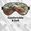 Pine Cones On Evergreen Tree Sleep Mask Eye Mask with Adjustable Strap, Eye Sleep Shade Cover Blocks Light for Women Men Airplane Travel Nap Meditation view 3