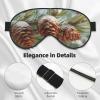 Pine Cones On Evergreen Tree Sleep Mask Eye Mask with Adjustable Strap, Eye Sleep Shade Cover Blocks Light for Women Men Airplane Travel Nap Meditation view 4
