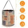 Postal Stationery Halloween Bucket with Handles, Trick Or Treat Bags, Candy Tote Bag, Gift Baskets view 2