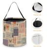 Postal Stationery Halloween Bucket with Handles, Trick Or Treat Bags, Candy Tote Bag, Gift Baskets view 4