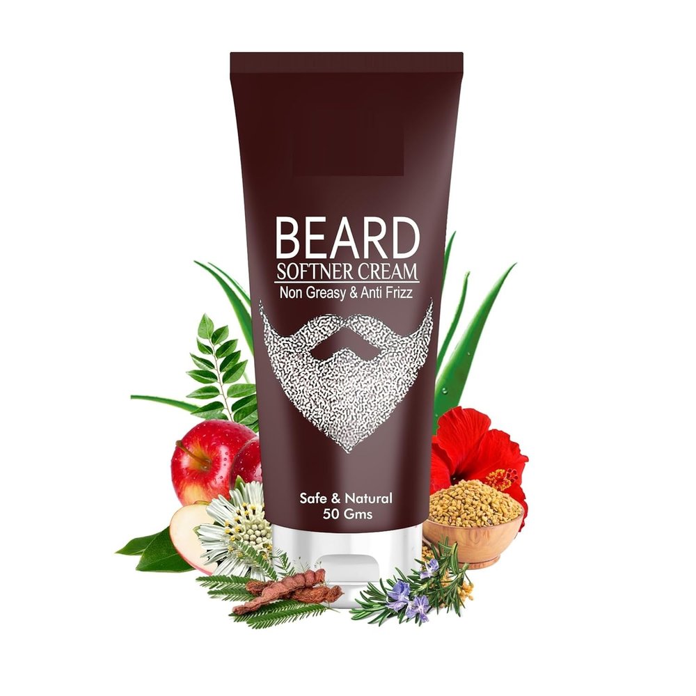 1.76oz Beard Softener for Men | Moisturizes & Softens Beard Beard Softener Cream (50 Gm)