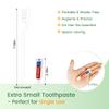 15 Tubes Travel Size Toothpaste in Bulk, Mini Small Toothpaste Mint Flavor Toothpastes for Guests Homeless Hotel Charity Toiletries Camping, 0.176oz/5g view 4