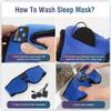 3D Sleep Mask with Bluetooth 5.4 Headphones, Wireless Music Headphones Eye Mask for Side Sleepers, Built-in HD Stereo Speakers, Adjustable & Blackout Noise Cancelling Sleeping Mask for Men Women view 4