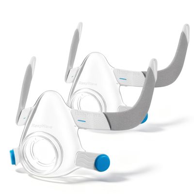 Replacement Frame Compatible with Airfit & Airtouch F20 Full Face Mask, Soft Padding for Facial Fit, Sturdy CPAP Supplies and Accessories (Frame Only: No Elbow/Cushion/Headgear), 2 Pack