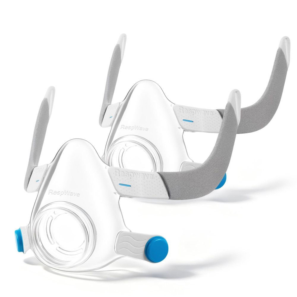 Replacement Frame Compatible with Airfit & Airtouch F20 Full Face Mask, Soft Padding for Facial Fit, Sturdy CPAP Supplies and Accessories (Frame Only: No Elbow/Cushion/Headgear), 2 Pack