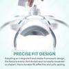 Replacement Frame Compatible with Airfit & Airtouch F20 Full Face Mask, Soft Padding for Facial Fit, Sturdy CPAP Supplies and Accessories (Frame Only: No Elbow/Cushion/Headgear), 2 Pack view 3