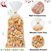 Christmas Cellophane Treat Bags - Christmas Candy Bags, 50 Pcs Clear Snowflake Cellophane Gift Bag with Ties, Cello Plastic Goodie Snack Cookie Bag for Xmas Winter Holiday Goody Party Favors Supplies view 4