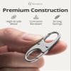 Vantamo Premium 4 Zipper Clips Anti Theft for Backpack, Luggage & Purse, Pull Replacement Zipper Locks, Purse Clip for Travel view 4