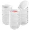 50 PCS Round Ceramic Sauce Bowls, 2.9 x 1 in Ceramic Dipping Sauce Cups, Small Seasoning Dish Sauces Container, Prep Appetizer Plate, Condiment Holder Bowl for Home Restaurant Party view 1