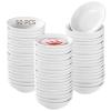 50 PCS Round Ceramic Sauce Bowls, 2.9 x 1 in Ceramic Dipping Sauce Cups, Small Seasoning Dish Sauces Container, Prep Appetizer Plate, Condiment Holder Bowl for Home Restaurant Party view 2
