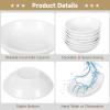 50 PCS Round Ceramic Sauce Bowls, 2.9 x 1 in Ceramic Dipping Sauce Cups, Small Seasoning Dish Sauces Container, Prep Appetizer Plate, Condiment Holder Bowl for Home Restaurant Party view 4
