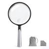 10X 30X Handheld Magnifying Glass for Reading- 90mm Diameter, PMMA Lens, Lightweight ABS Frame, Reading Magnifier for Seniors,Suitable for Close Work Hobbies and Science view 1