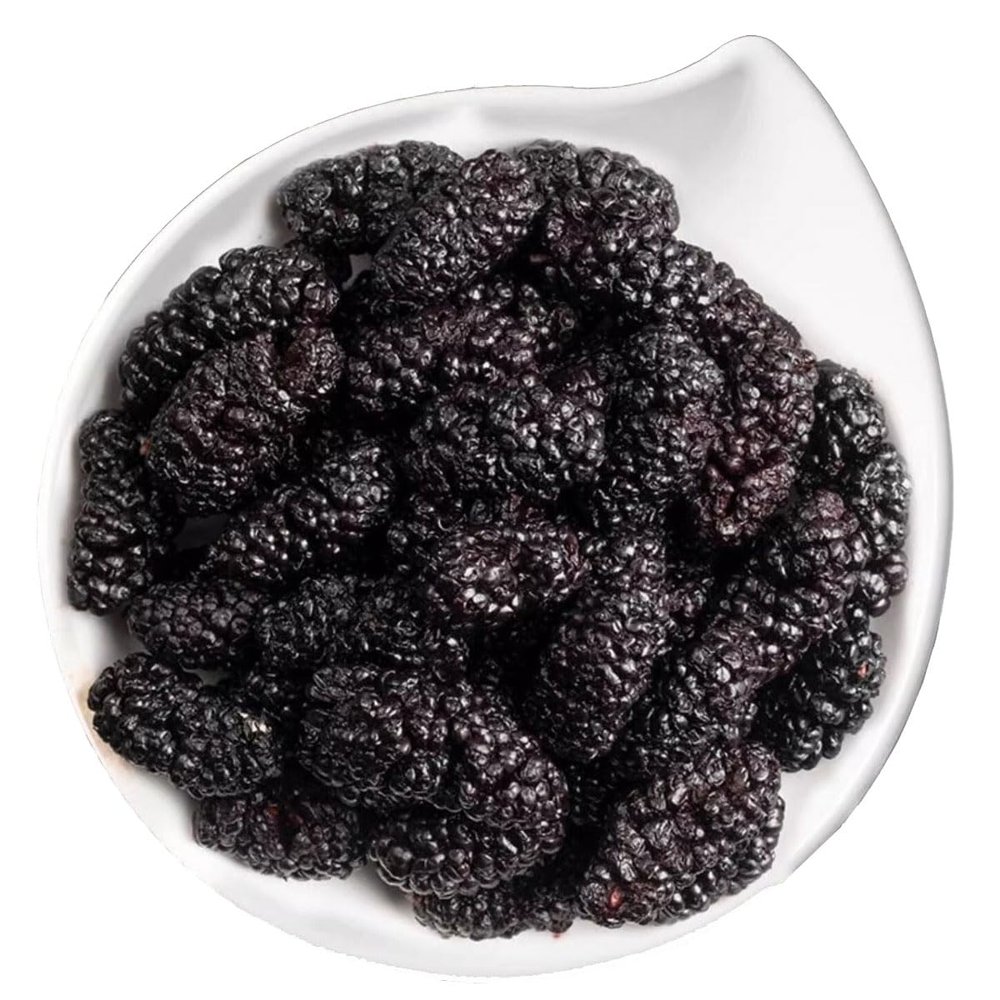 dried mulberries 9.87oz mulberry tea Dried Black Mulberries fantastic to add to teas or desserts or to just enjoy straight out of the jar