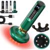 Lcassoon Anti Cellulite Massager, Handheld Cellulite Massager, 6/12 Suction Modes, for Legs, Belly, Thighs, Arms, Butt (Green,12 Suction Levels) view 1