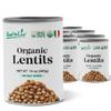Food to Live Organic Canned Lentils, 14 oz (Pack of 8) Unsalted, Non-GMO, Vegan. Ready to Eat. Perfect for Salads, Soups and Quick Meals. Wholesale view 1