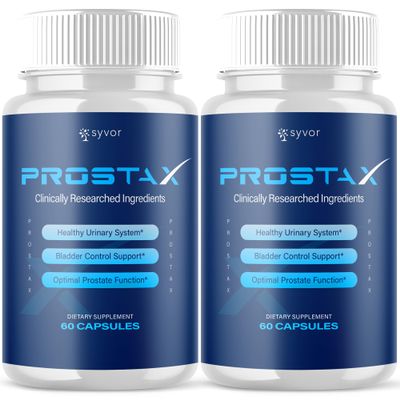 (2 Pack) ProstaX Capsules, Official ProstaX Support Pills with All Natural Ingredients, Maximum Strength Supplement Vitamins Supporting Optimal Wellness & Advanced Health Naturally (120 Capsules)