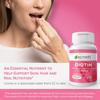 EZ Melts Biotin - Daily Vitamin B7 for Healthy Hair, Skin & Nails - Energy Metabolism Support - No Artificial Flavors - Non-GMO & Vegan - Strawberry Burst - 180 Dissolvable Tablets (180 Servings) view 3