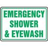 Emergency Shower Eyewash, 14" W x 10" H, Rectangle, Plastic, Mfr: MFSD542VP-A view 1