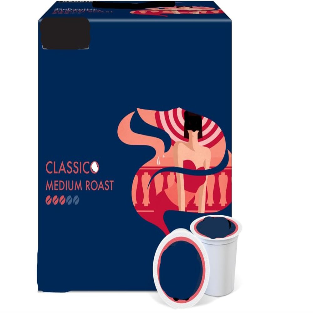 Dolce-vita Classico K' Cups Original Bold Flavor - 80 Count (Pack of 1), Total of 80 Count - Medium Roasts Packaging May Vary With Coffee