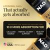 Orphira Liquid Liposomal NAD+ Supplement - 10x Better Absorption for Cellular Energy, Mental Clarity, Healthy Aging & Vitality Support - Enhanced NAD Plus, Vegan, Non-GMO - 30 Servings Each (3 Pack) view 2