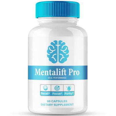 Mentalift Pro Capsules, Official Mentalift Pro Supplement Pills for Brain Health & Memory Support - Maximum Strength, Advanced Nootropic Pills, Advanced MentaliftPro Health Reviews (60 Capsules)
