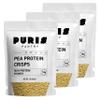 PURIS Pea Protein Crisps Plant-Based Crunch | 18g Per Serving | Non-GMO Gluten-Free Soy-Free | No Sugar | Clean Label Inclusion for Snacks, Bars & Baking | Made in USA | Unflavored | 1 lb (3 Pack) view 1