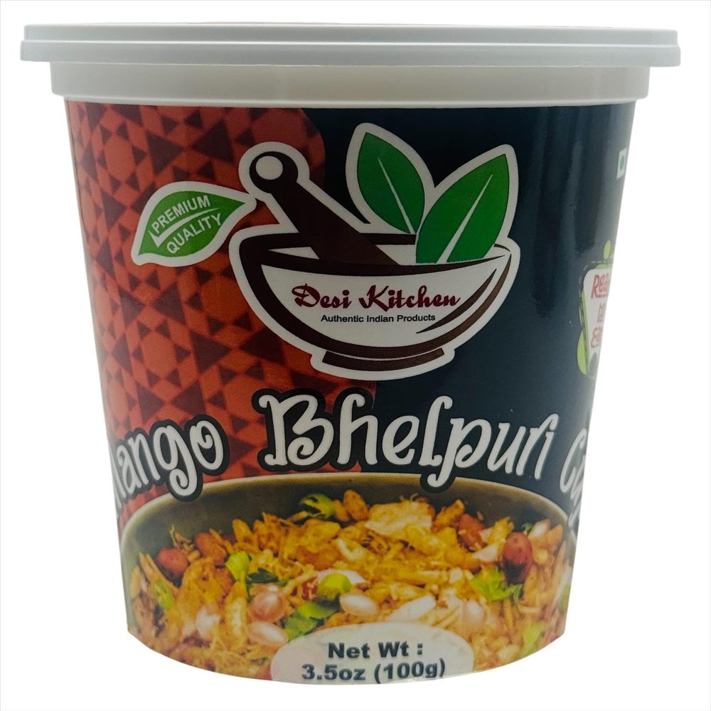 Desi Kitchen Bhelpuri Cup | Authentic Indian Snack | Ready to eat snack | Rani Foods Inc (100g, Mango)