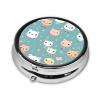 Cute Fox3 Compartment Pillbox, A Portable Medicine Box That Holds Vitamins, Medications, Fish Oil and Supplements. view 2