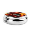 Dragon King in Fire3 Compartment Pillbox, A Portable Medicine Box That Holds Vitamins, Medications, Fish Oil and Supplements. view 3