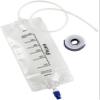 Depot with Clear 600ml Drainage Bag, Twist Drain Valve, 24 Inch Tubing,nephrostomy Bag (5 Pack) view 1