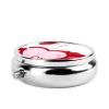 Little Red Heart3 Compartment Pillbox, A Portable Medicine Box That Holds Vitamins, Medications, Fish Oil and Supplements. view 3