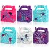 24 Pcs Spider Party Favor Boxes for Girls Spiderweb Birthday Party Supplies Spider Candy Gable Boxes Spiderweb Theme Table Decorations for Comic Heroes fans Kids Baby Shower Game Parties view 1