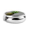 Cartoon Pineapple3 Compartment Pillbox, A Portable Medicine Box That Holds Vitamins, Medications, Fish Oil and Supplements. view 3