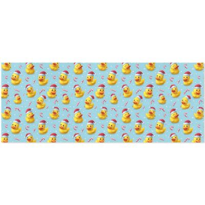 OTVEE 3 Rolls Birthday Wrapping Paper Roll - Cute Yellow Rubber Ducks Pattern Design Gift Wrapping Paper for Christmas, Bridal, Holiday, Party, Baby Shower - 58 x 22.8 inch