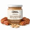 Creamy Wild Pecan Butter with Cashew Only Wild Pecans & Cashews Raw Stone Ground Slowly Made Over 12 Hours Small Batch Missouri Harvest Handcrafted in Seattle USA For Toast, Baking, Smoothies & Rich Spreads High Protein No Added S view 1