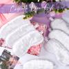 Honeydak 12 Pcs Silk Sleep Masks for Women Girls Purple Bow Party Favors Adjustable Eye Masks for Birthday Sleepover Spa Sweet 16 Party Gifts view 4