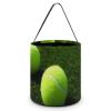 IOLVSHGH Tennis Balls Halloween Tote Bag Reusable Treat Bags with Handles Large Goodie Candy Bags Snack Tote Treat Bucket for Gifts Wrapping Holiday Easter Party Favor Supply view 1
