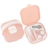 Baby Nail Care Set, 5 in 1 Baby Nail File Clippers Infant Grooming Kit Manicure Set for Newborn, Infant, Toddler, and Kids, Pink view 1
