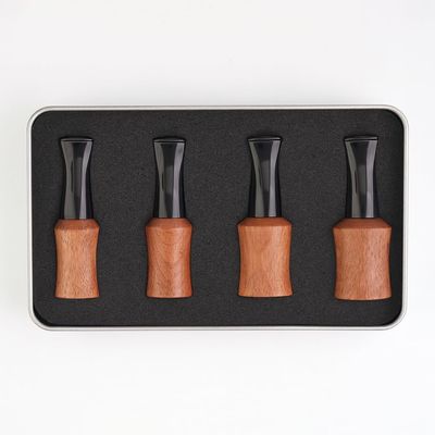 MUXIANG Cigar Mouthpiece for Men and Women Portable 4 Size Cigar Holder Tips with Gift Box (4 Size Set)