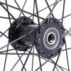 (1PR,Black) Wheelchair rear wheel replacement 24x1"wheel,With Bearings and Hand Rim,Replacement parts,Wheel Accessories(Size:24 inches) view 3