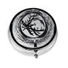 The Abstractionist Tree3 Compartment Pillbox, *A Portable Medicine Box That Holds Vitamins, Medications, Fish Oil and Supplements. view 1