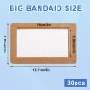 30 Pcs Extra Large Bandaids 5 X 3, Flexible Long Bandaids, Sterile Fabric Bandage, Large Bandages for Wounds, Large Adhesive Bandages with Non Stick Pad view 2