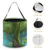 RTFGHJS Frog in A Pond Halloween Treat Bags with Handles Candy Bucket for Trick Or Treating, Party Favor Bags view 4
