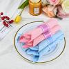 100Pack Pre Rolled Gender Reveal Cutlery Set with Napkins, Pink & Blue Disposable Plastic Silverware for Baby Shower, Birthday Party, Boy or Girl Reveal Party, Pre Wrapped Utensils Tableware view 2