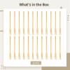 24 Pcs Back Scratchers Wood, Scratchers Wood Back Adults for, Home Nursing Home Ideal and for, Grip Comfortable, Hole Convenient Hanging view 4