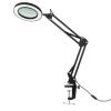 10X Magnifying Glass with Light, 1,800 Lumens Stepless Dimmable, 3 Color Modes, 4.2 Real Glass Lens LED Magnifying Desk Lamp & Clamp (Long Version-Black) view 1